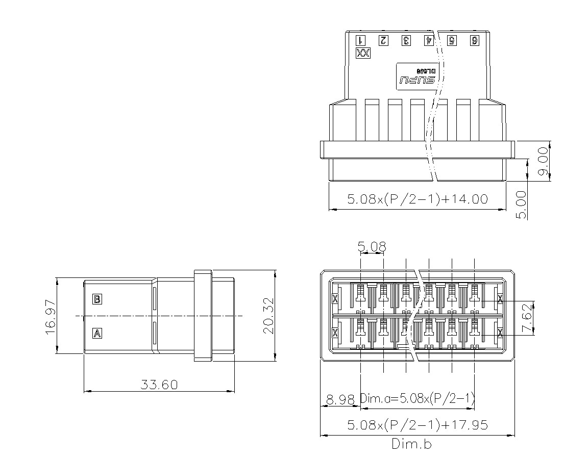 动态接插件连接器DL508H2XXF-BK-XX10-速普电子