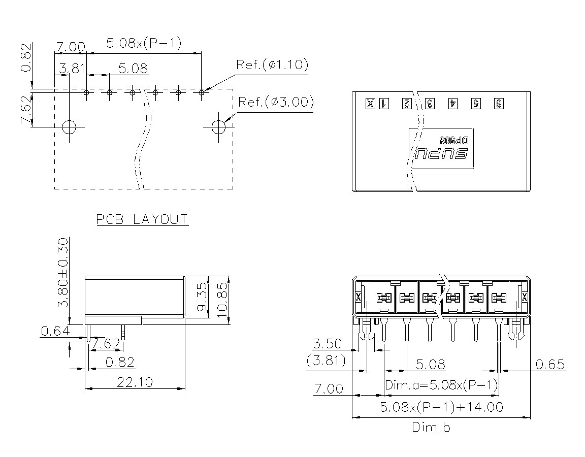  动态接插件连接器DP508H1XXF-BK-0X10(02-10)-速普电子