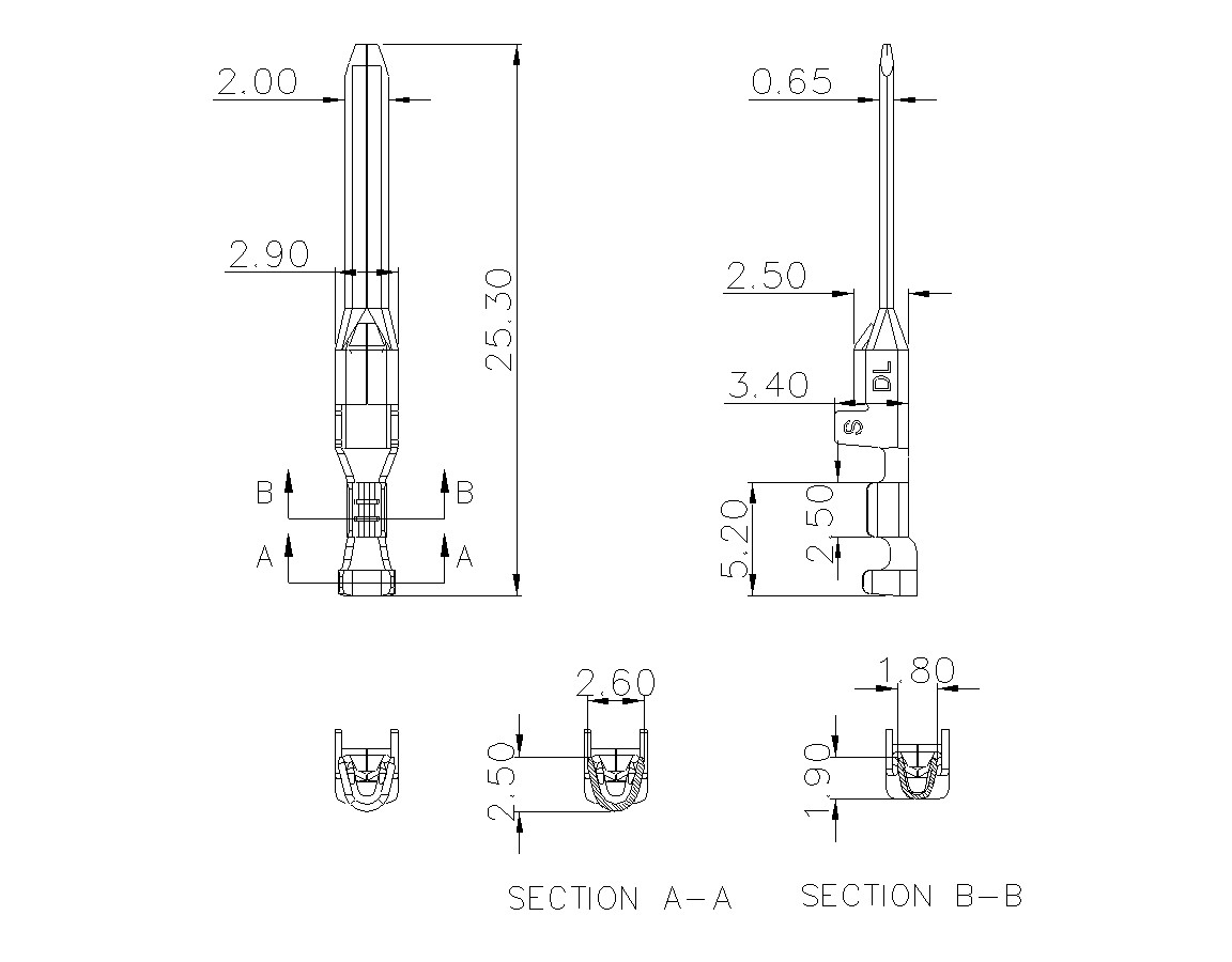 动态接插件连接器DL508V30M-03-0200-速普电子